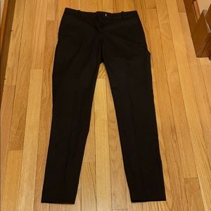 H & M black straight leg dress pants